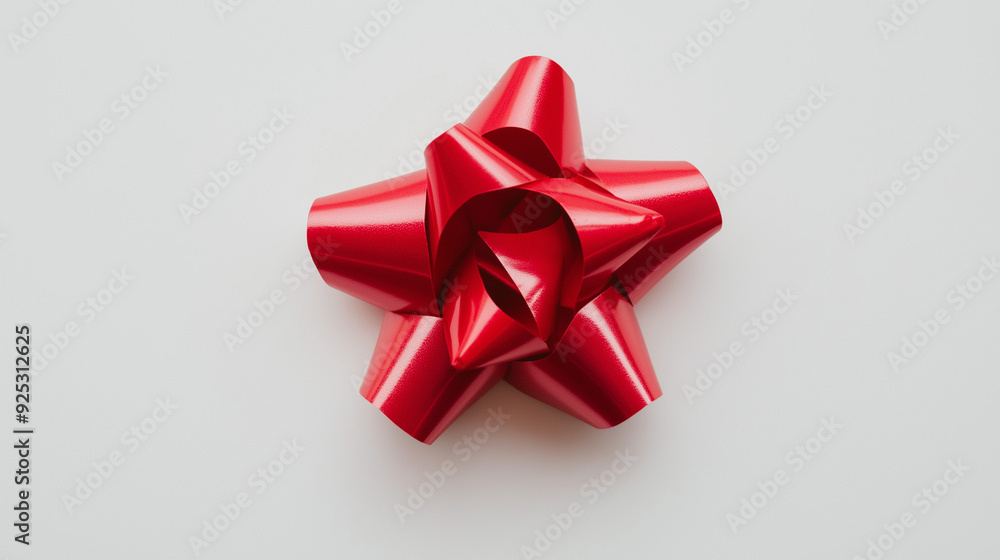 red bow on a white background red bow on a white background