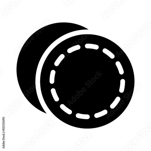 cotton pads glyph icon