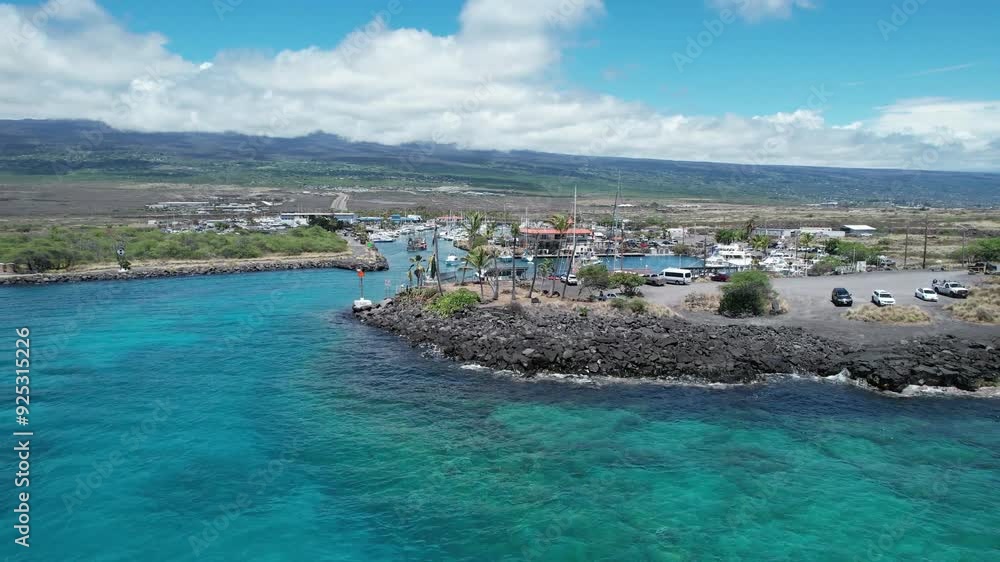 Blue Water Tropical Hawaiian Harbor Blue Water Tropical Hawaiian Harbor