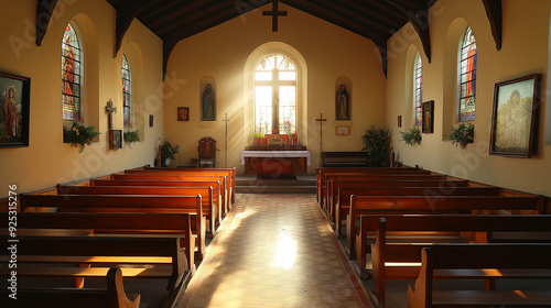 Sacred space in a small village church