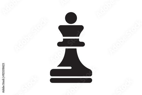 Chess pieces vector illustration. Chess checkmate silhouettes