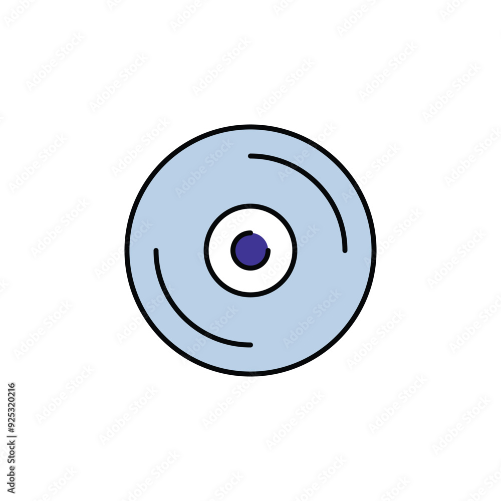 Cd And Dvd icon design with white background stock illustration Cd And Dvd icon design with white background stock illustration