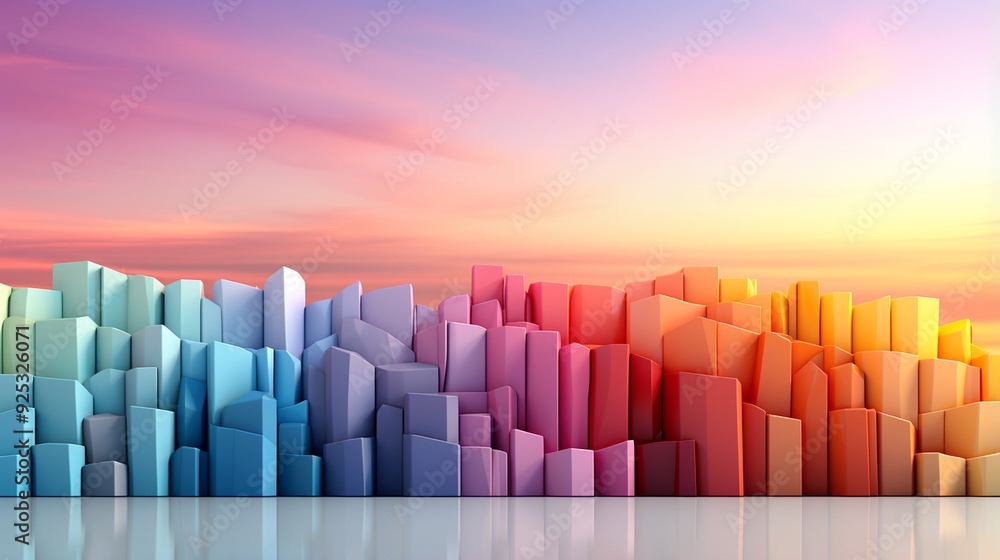 Obraz premium Gradient background