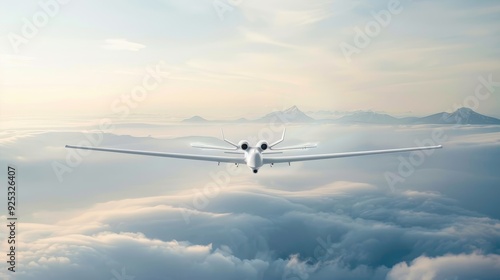 A white military aircraft flies over a forest