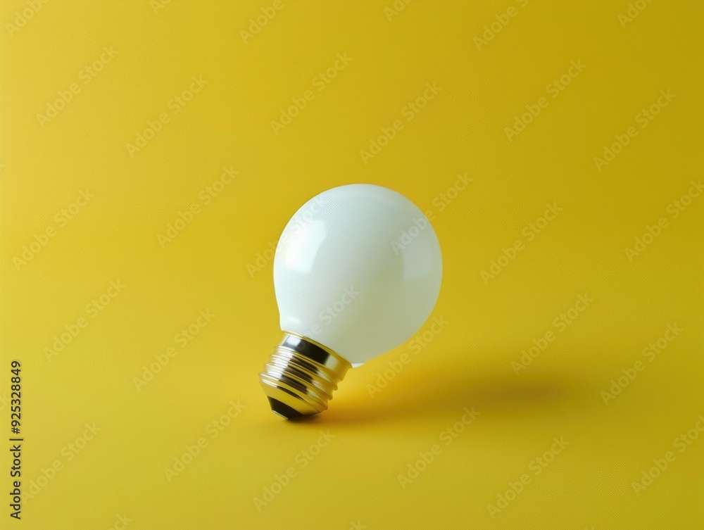 Illuminated LED light bulb on a neutral background, emphasizing innovative design. Illuminated LED light bulb on a neutral background, emphasizing innovative design.