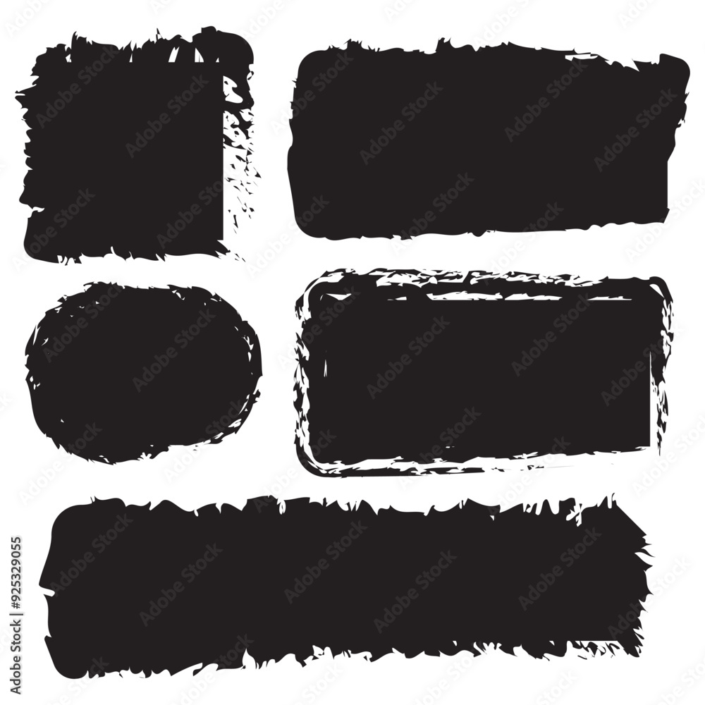 Set of paint brush stroke, ink splatter and artistic design elements, Dirty watercolor texture, box, frame, grunge background, black paint, ink brush stroke Set of paint brush stroke, ink splatter and artistic design elements, Dirty watercolor texture, box, frame, grunge background, black paint, ink brush stroke