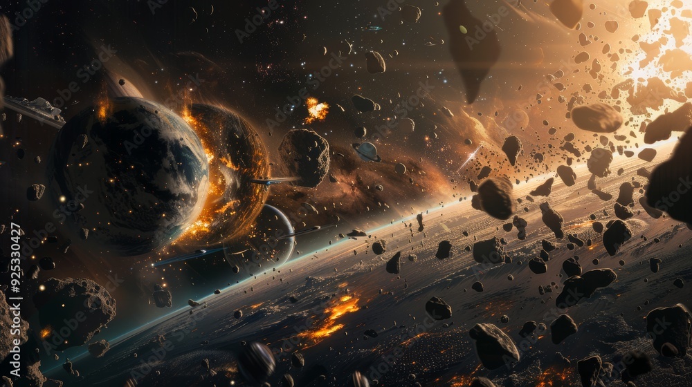 Cosmic Catastrophe: A Planet Under Fire Cosmic Catastrophe: A Planet Under Fire