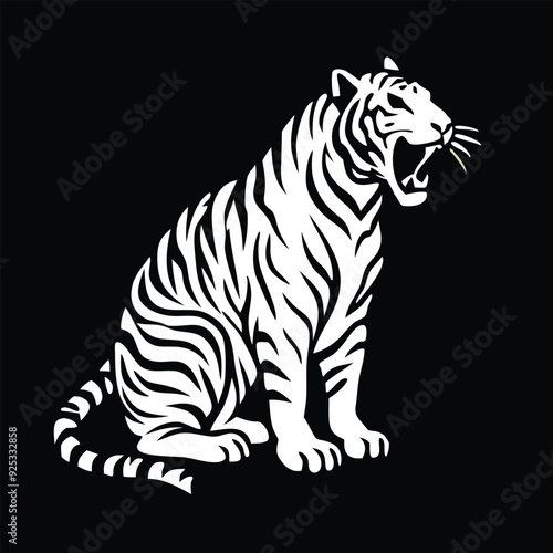 Tiger animal vector