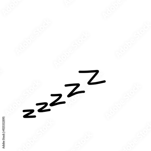 ZZZZ doodle bed sleep snore icon