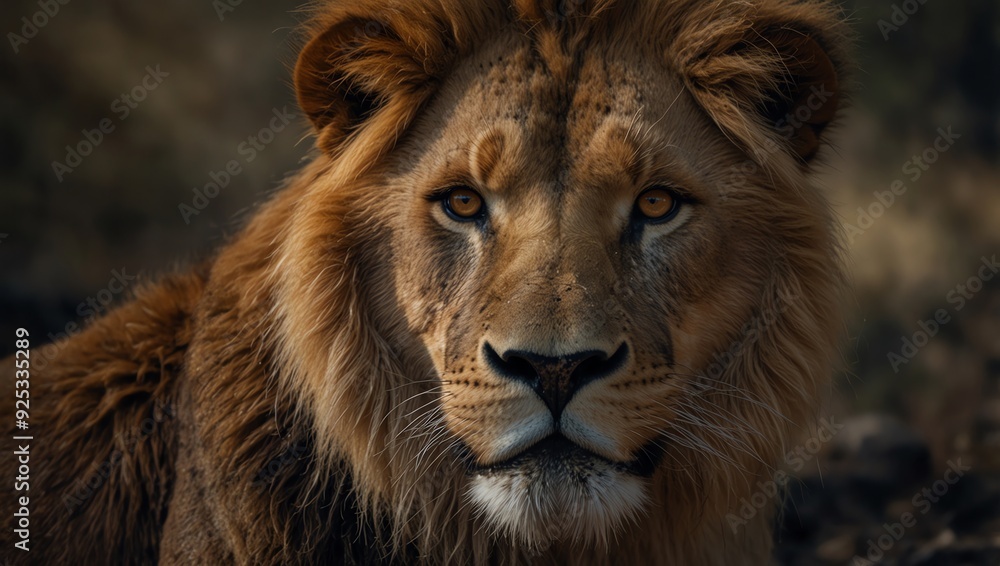 Fototapeta premium portrait of a lion