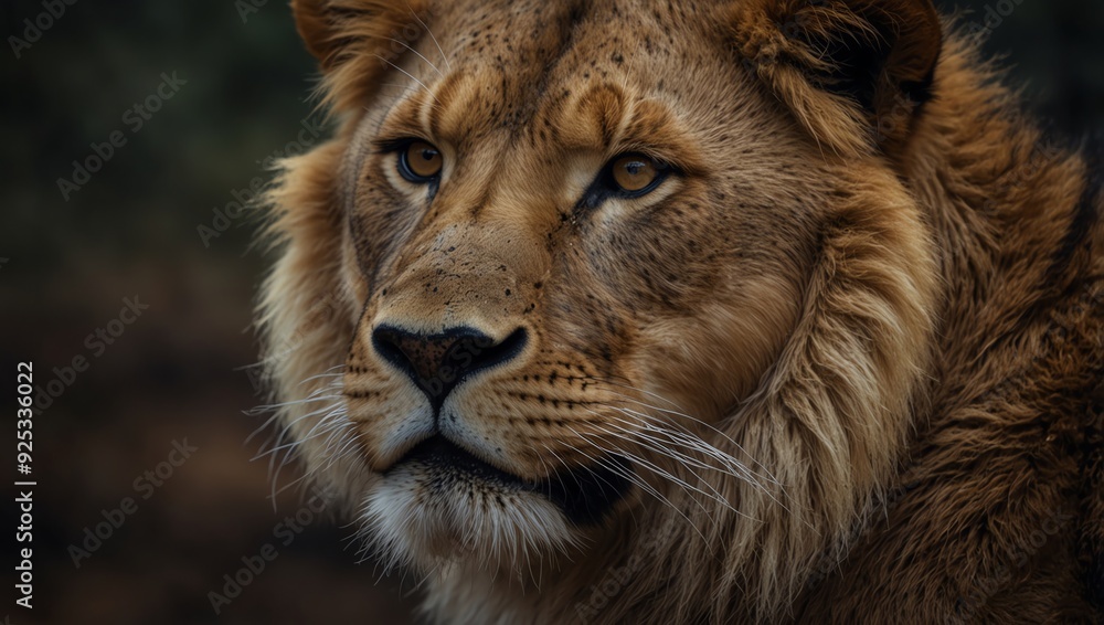 Fototapeta premium portrait of a lion