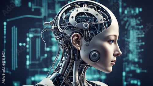 advanced artificial intelligence for the future rise in technological singularity using deep learning algorithms. data brain, advanced artificial intelligence