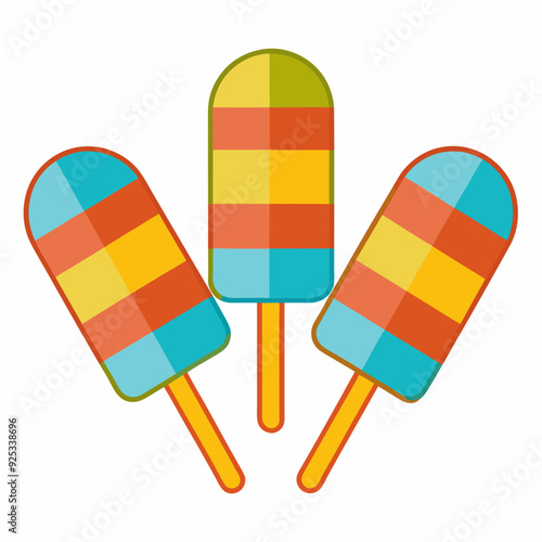 Paletas art vector illustration