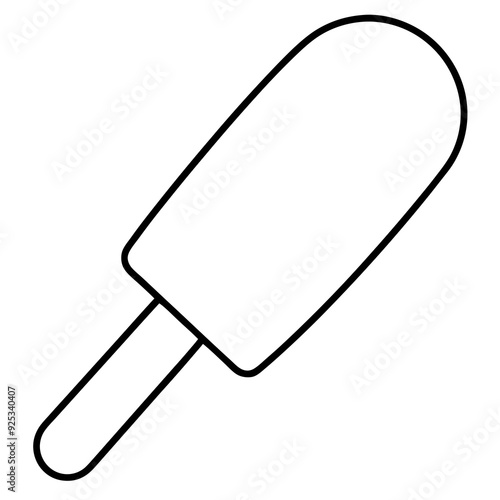 Paletas black vector illustration