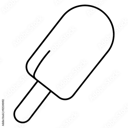 Paletas black vector illustration