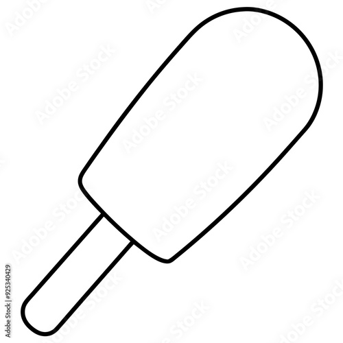 Paletas black vector illustration