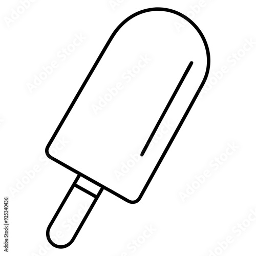 Paletas black vector illustration