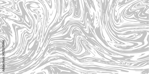 Abstract Pattern white and gray  marble texture and background. Liquify Swirl white and gray color art. acrylic pours liquid marble surface design.	