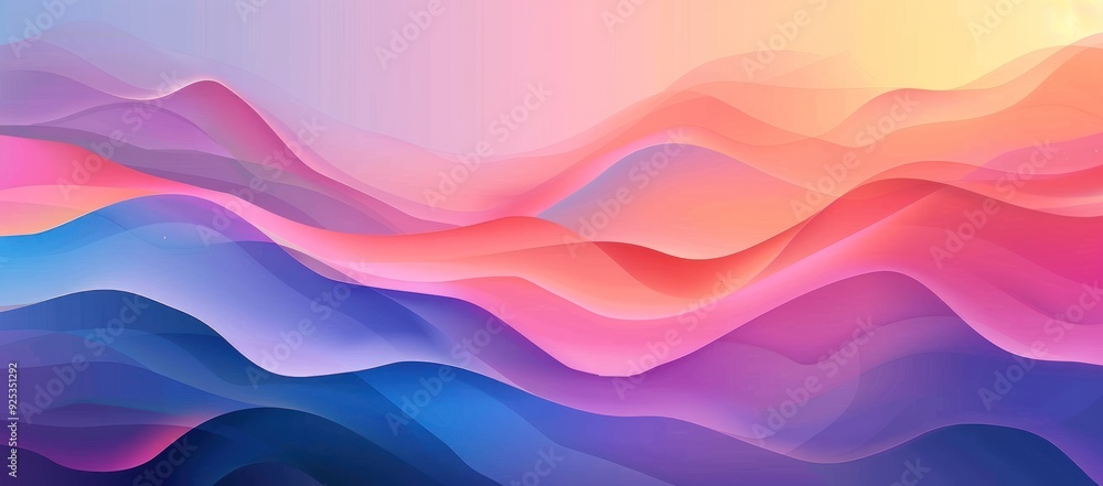 Abstract Colorful Waves Abstract Colorful Waves