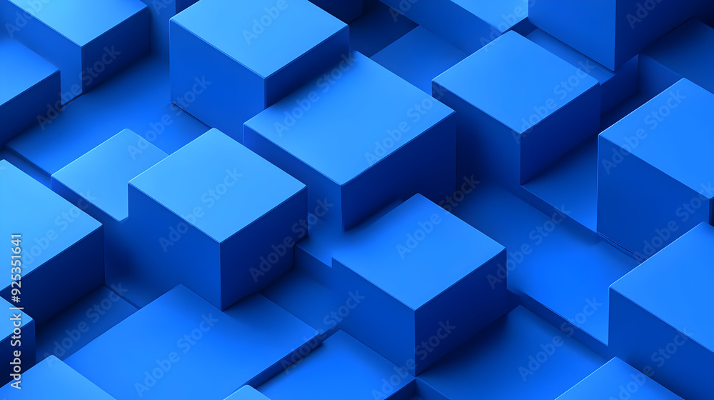 A textured arrangement of blue cubes creating a visually appealing 3D pattern. A textured arrangement of blue cubes creating a visually appealing 3D pattern.