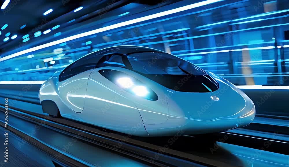 humanoid robot driving car moving fast driving through a tunnel, innovation and futuristic technology security, transportation, speed, control humanoid robot driving car moving fast driving through a tunnel, innovation and futuristic technology security, transportation, speed, control