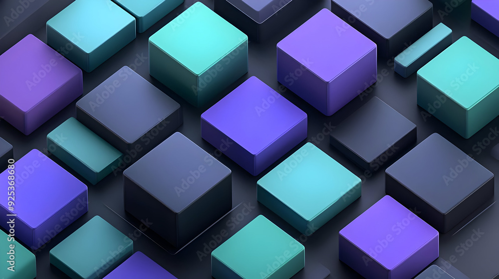 A vibrant arrangement of 3D cubes in various shades, creating a visually appealing pattern. A vibrant arrangement of 3D cubes in various shades, creating a visually appealing pattern.