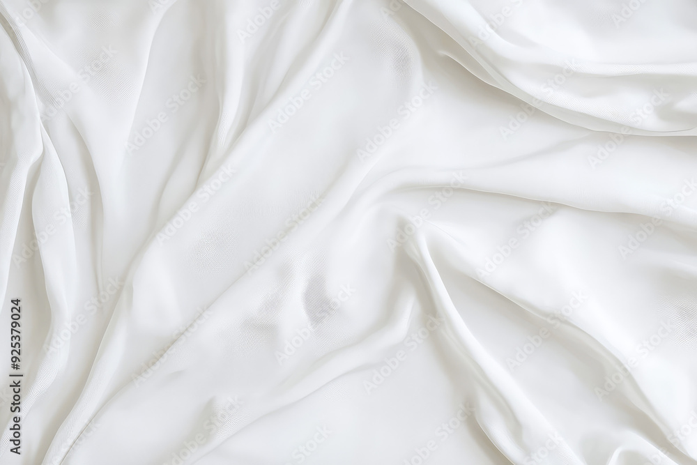 A Serene Tapestry of White: Gentle Curves and Flowing Textures Evoke Calmness and Elegance in this Pristine Fabric Display. A Serene Tapestry of White: Gentle Curves and Flowing Textures Evoke Calmness and Elegance in this Pristine Fabric Display.