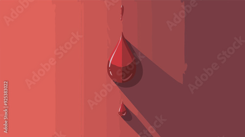 Red blood drop illustration healthcare medical blood donation transfusion drip drop falling down blood donation concept world blood donor day illustration