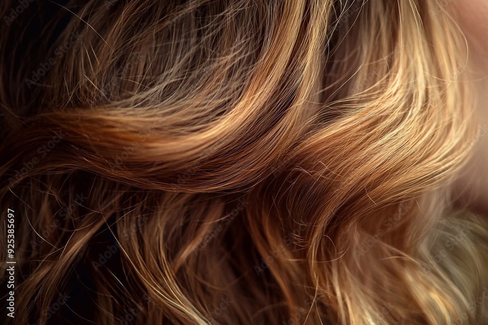 Naklejka premium hair with long hair