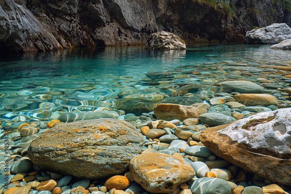 Fototapeta premium rocks in the water