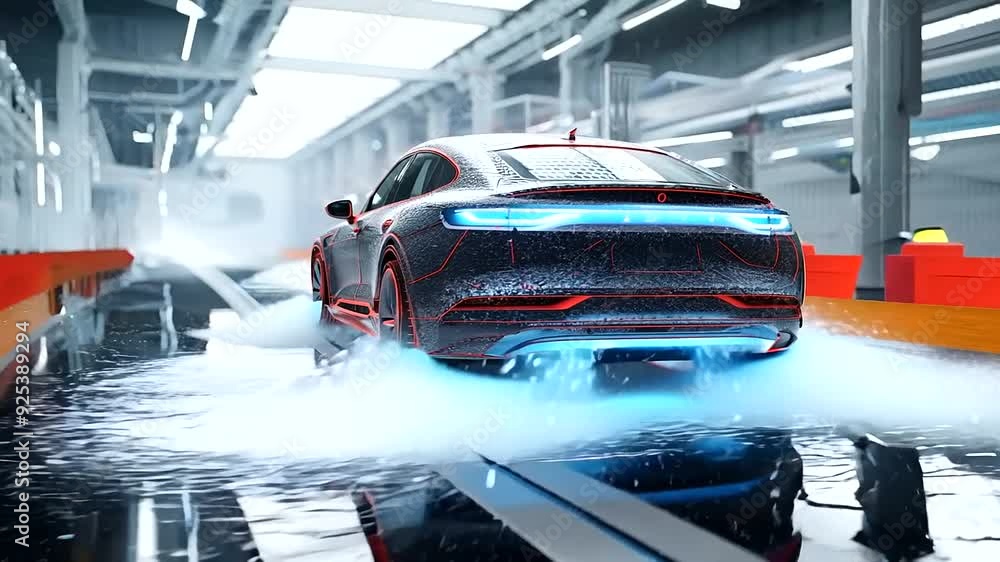 A digital twin simulation of an EV undergoing stress testing in various ...