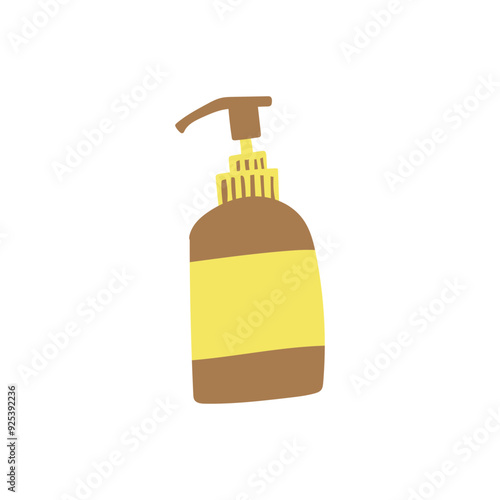 Shampoo bottle icon in colorful style. Simple soal vector illustration — Pixel-perfect icon. photo