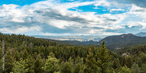 landscape with mountains