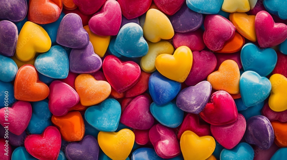 Full frame shot of multicolored candies Full frame shot of multicolored candies