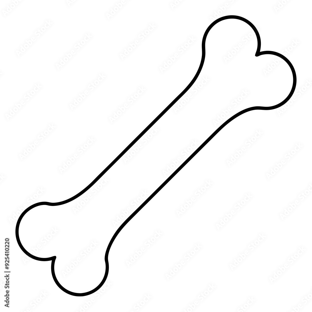 Dog bone Art vector illustration Dog bone Art vector illustration