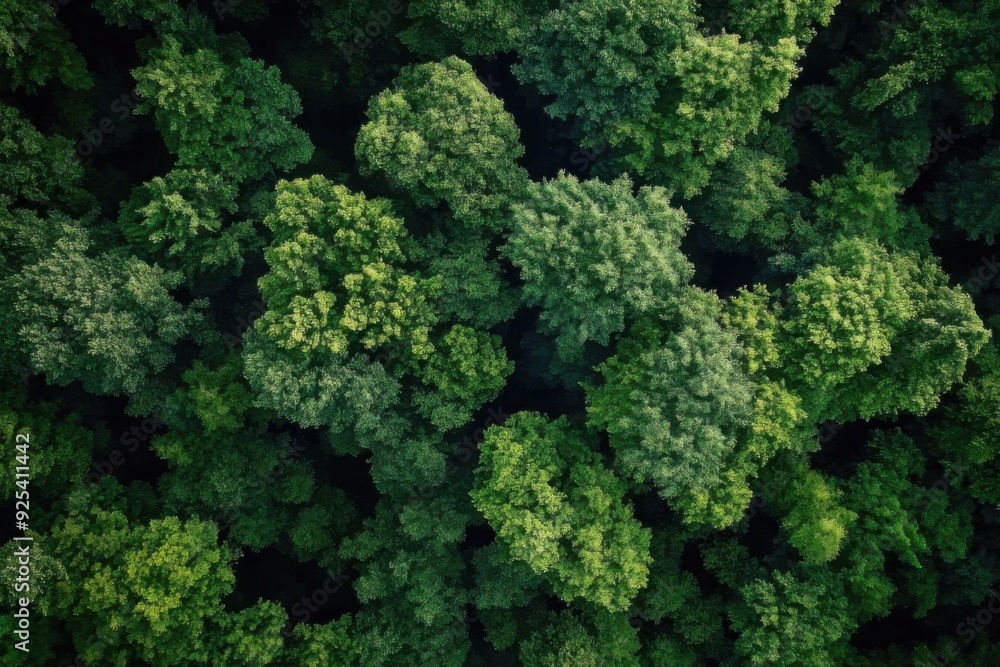 Aerial View of Forest Canopy Aerial View of Forest Canopy