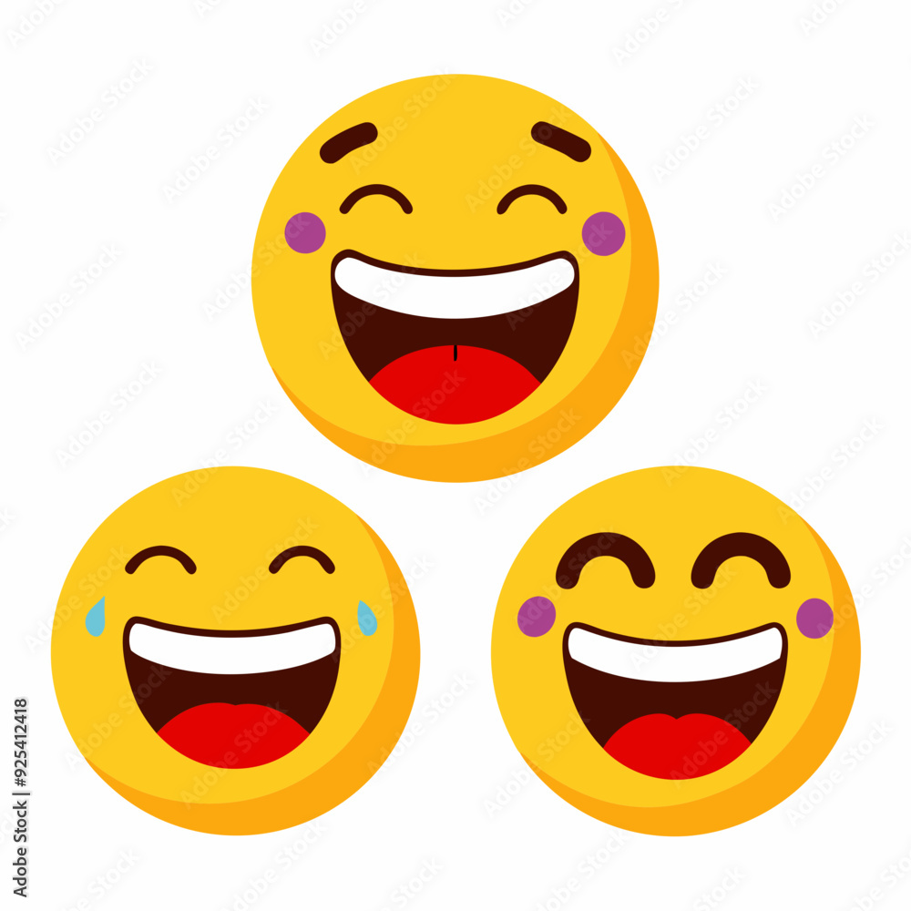 Fototapeta premium Emoji Art vector illustration