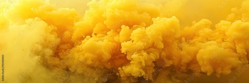 Yellow Smoke. Abstract Mist and Fog Texture for Eerie Backgrounds Yellow Smoke. Abstract Mist and Fog Texture for Eerie Backgrounds