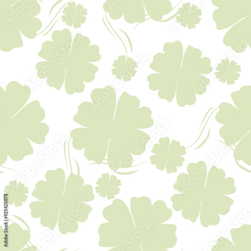 Watercolor seamless pattern with garden flowers. Vintage spring or summer floral pattern. Flower seamless pattern. Botanical art. Wedding floral