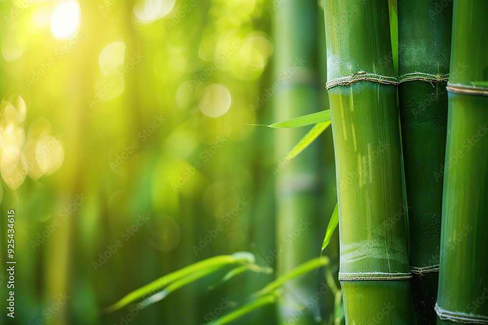 Obraz premium Bamboo stems background