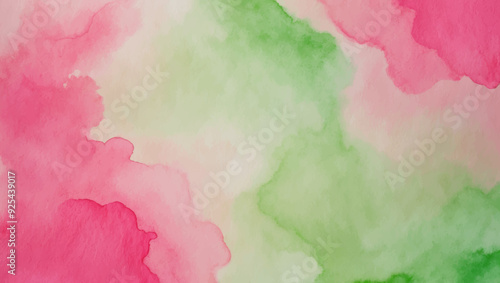 A colorful blend of pink and green hues creating an abstract artistic design