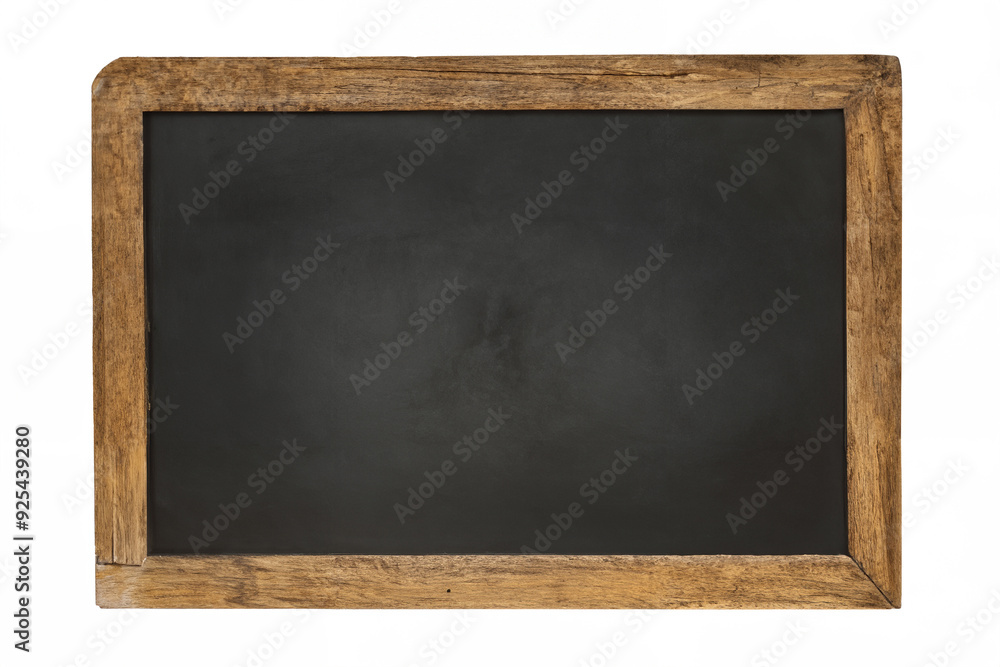 Empty Blackboard with White Chalk Empty Blackboard with White Chalk