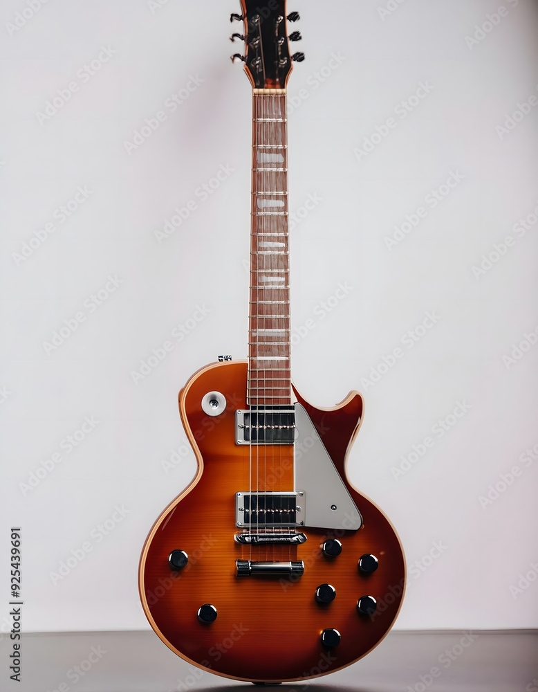 Fototapeta premium electric guitar isolated on white