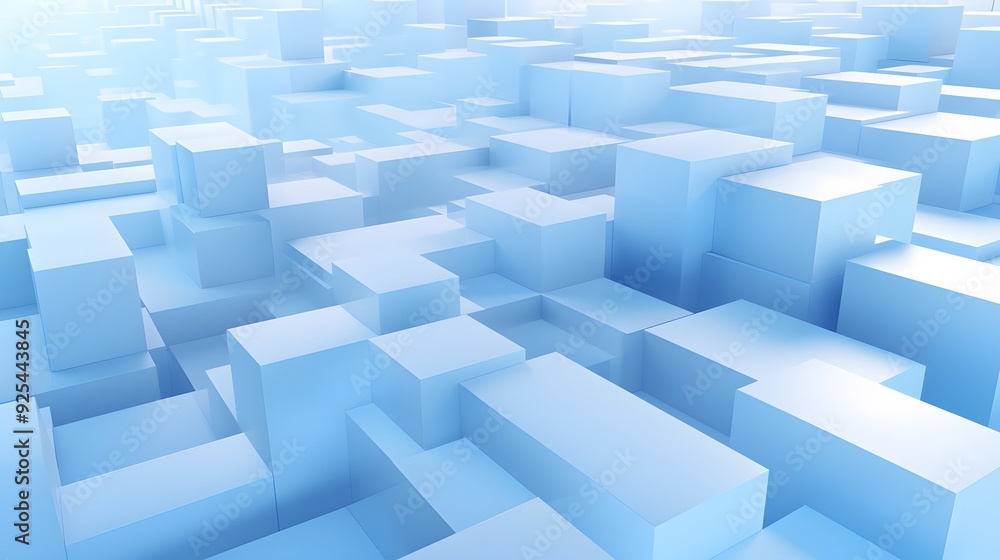 3d rendering of white and blue abstract geometric background. Scene for advertising, technology, showcase, banner, game, sport, cosmetic, business, metaverse. Sci-Fi Illustration. Product display 3d rendering of white and blue abstract geometric background. Scene for advertising, technology, showcase, banner, game, sport, cosmetic, business, metaverse. Sci-Fi Illustration. Product display