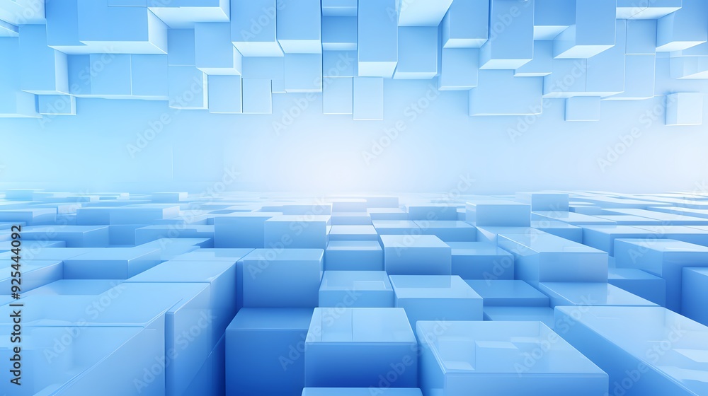 3d rendering of white and blue abstract geometric background. Scene for advertising, technology, showcase, banner, game, sport, cosmetic, business, metaverse. Sci-Fi Illustration. Product display 3d rendering of white and blue abstract geometric background. Scene for advertising, technology, showcase, banner, game, sport, cosmetic, business, metaverse. Sci-Fi Illustration. Product display