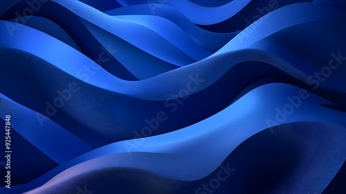 Abstract blue waves with subtle texture, creating a dynamic background.