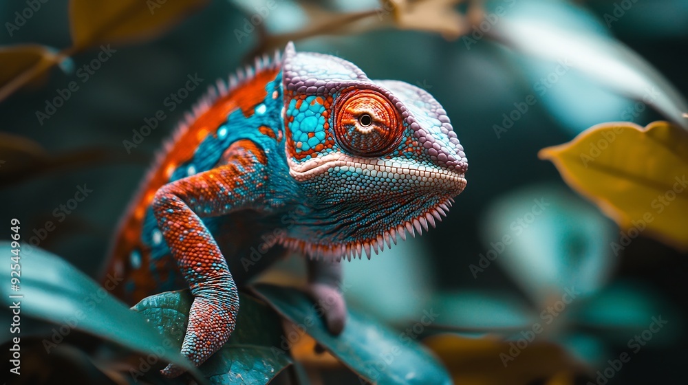 Fototapeta premium Colorful panther chameleon
