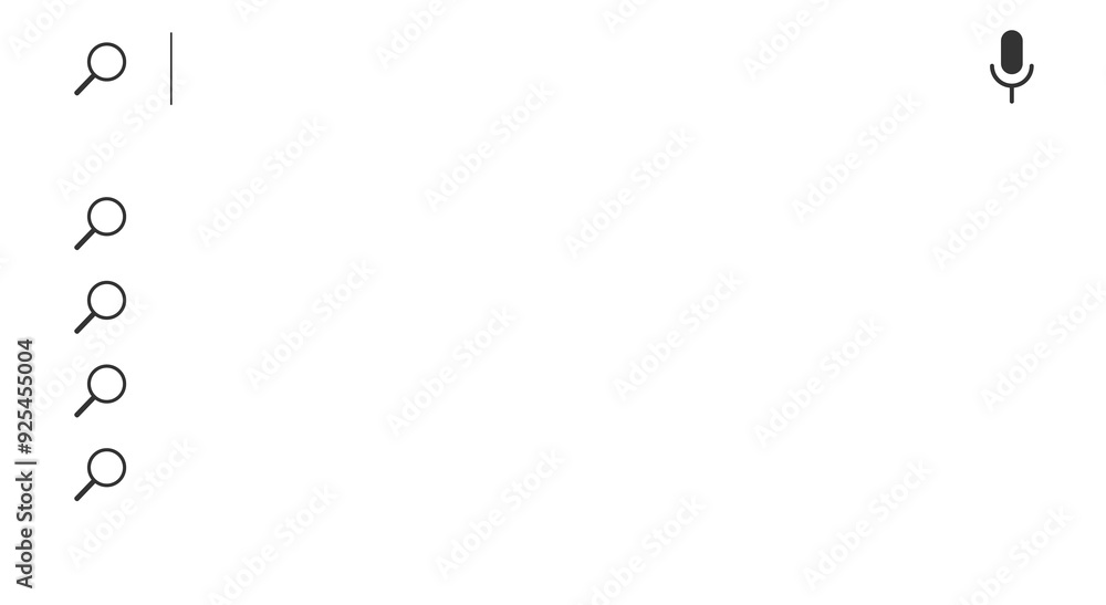 Fototapeta premium Search bar Internet browser for UI design