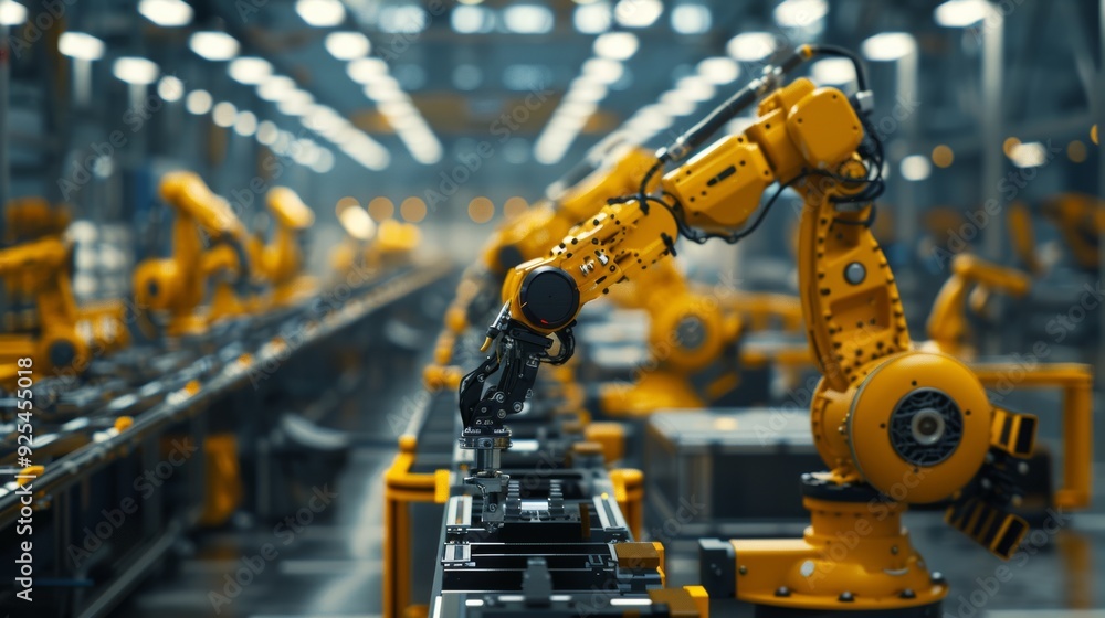 The use of advanced robotic automation technology in modern manufacturing processes is significant The use of advanced robotic automation technology in modern manufacturing processes is significant
