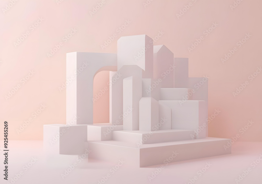 Minimalist Abstract Geometric Shapes Background Minimalist Abstract Geometric Shapes Background